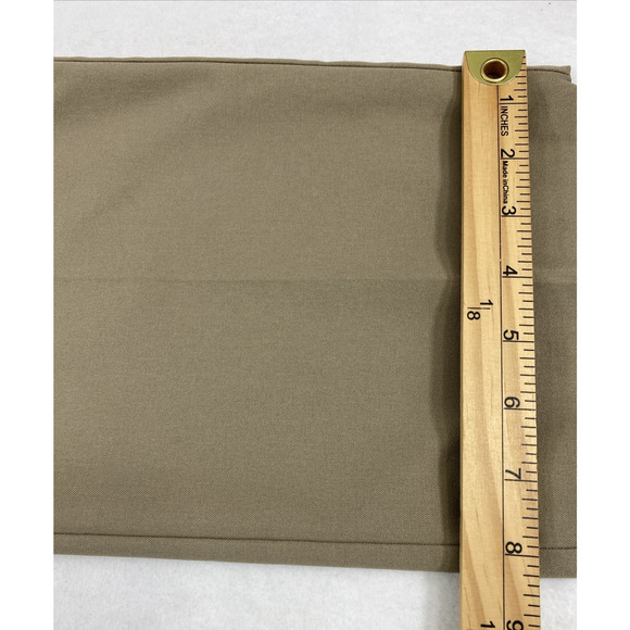 Haggar Cool‎ Right Performance Flex Pants Mens 34 x 33 Khaki Tan Dress Slacks - Picture 11 of 11